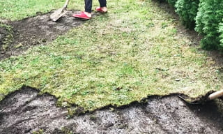 Снятие дерна старого газона в Воткинске – от 520 руб. | 2Землекопа-Втк
